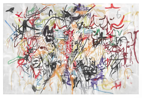 Julie Mehretu, Six Bardos: Hymn (Behind the Sun), 2018