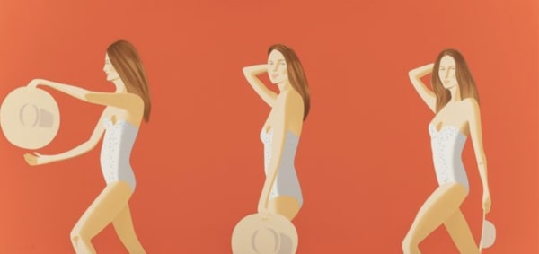 Alex Katz, Ariel (red), 2016