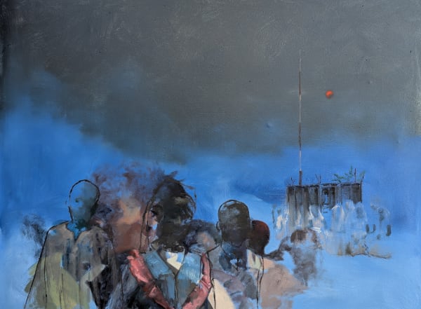 Austin Uzor, Dying Moon, 2024