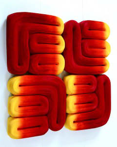 Jae Ko, JK437 Red and Yellow, 2018