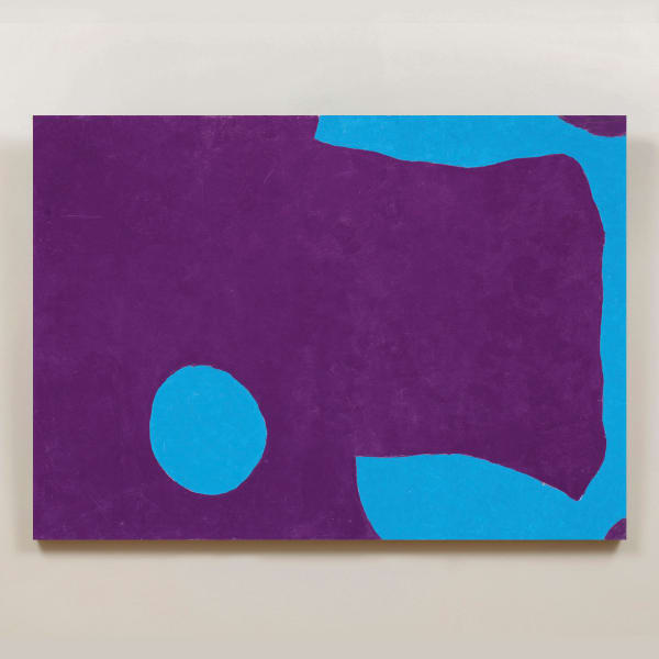 Dark Purple and Ceruleum : May 1965, 1965 Oil on canvas 60 x 84 inches; 152.4 x 213.4 cm