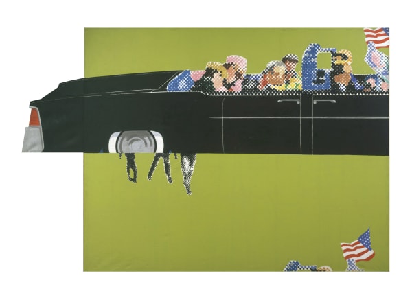 Lincoln Convertible, 1964 Oil on canvas 74 x 111 inches; 188 x 282 cm