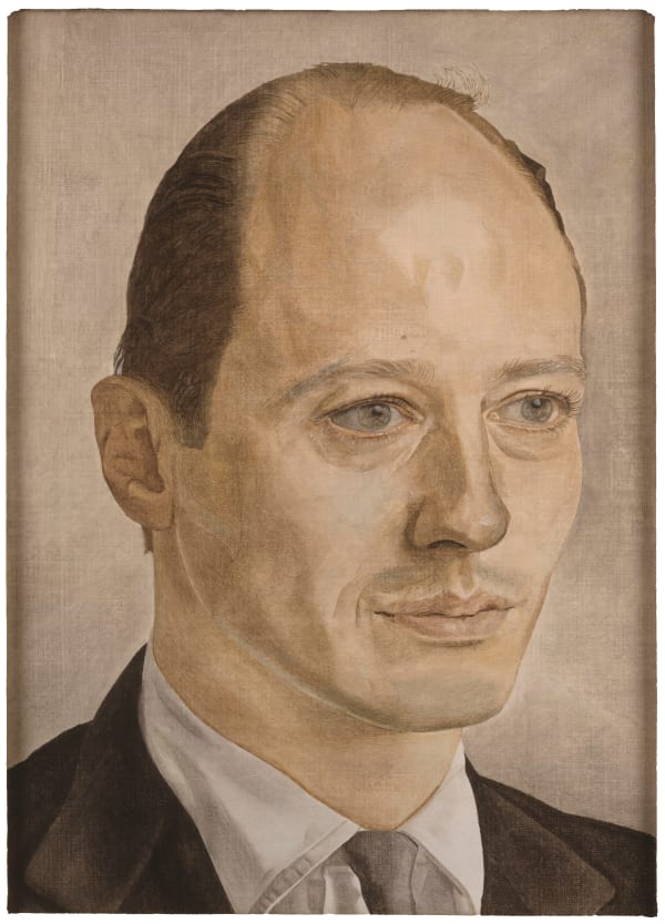 Portrait of a Man, 1954 Oil on canvas 13 x 9 ½ inches; 33 x 24 cm