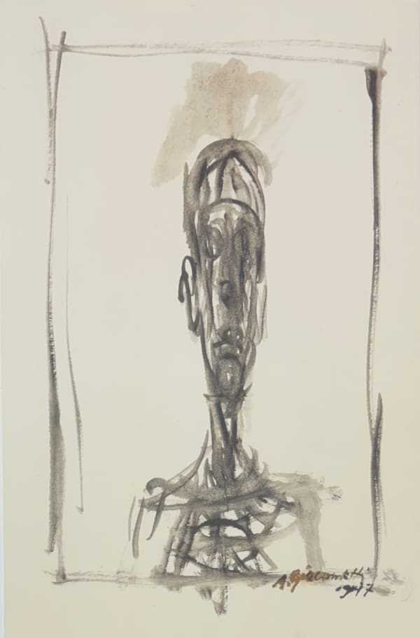 Alberto Giacometti, Ritratto di Diego (1947) from Quarantacinque Disegni di Alberto Giacometti, 1963