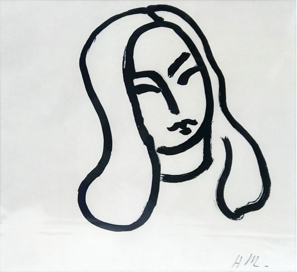 Henri Matisse, Dernières Oeuvres de Matisse, Portrait de Femme III, 1958