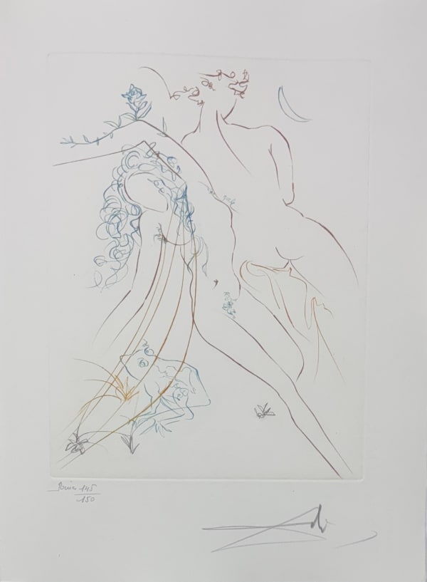 Salvador Dali, Innocent Slumber, 1974