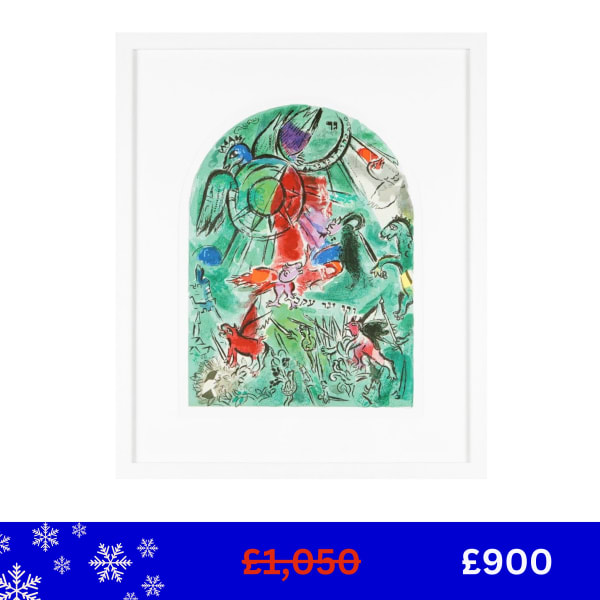 Marc Chagall, Jerusalem Windows: Gad, 1962