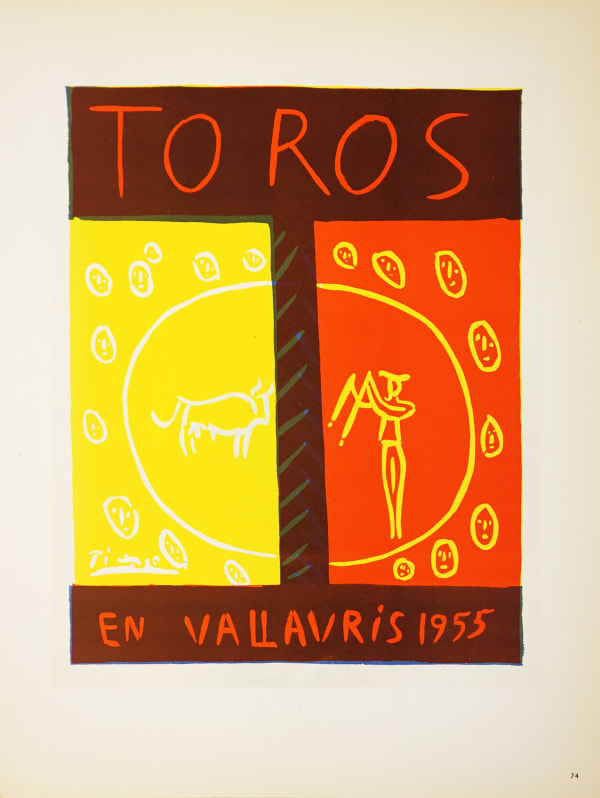 Pablo Picasso, Toros en Vallauris 1955, 1959