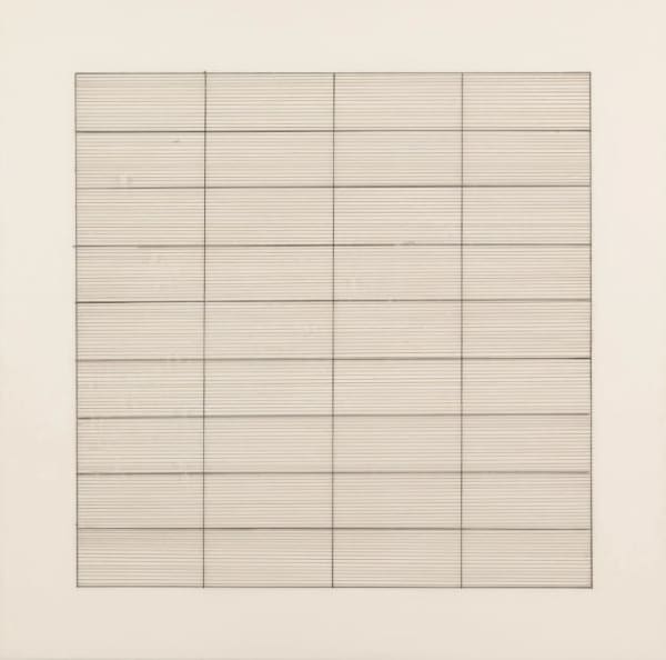 Agnes Martin, Untitled IV from Paintings and Drawings 1974-1990, 1991