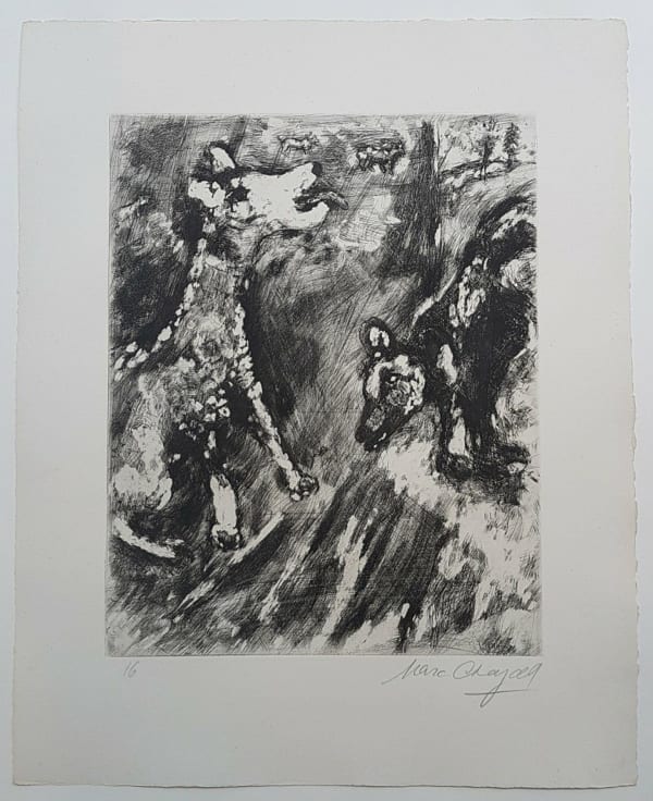 Marc Chagall, The Bitch and her friend, 1952