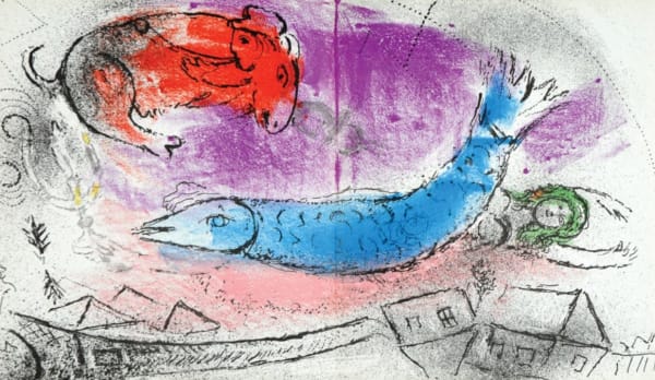 Marc Chagall, The Blue Fish, 1957