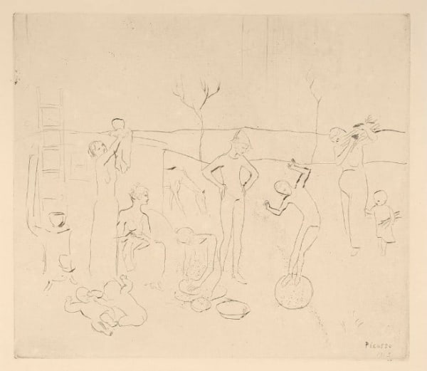Pablo Picasso, Les Saltimbanques, 1905 (printed 1913)