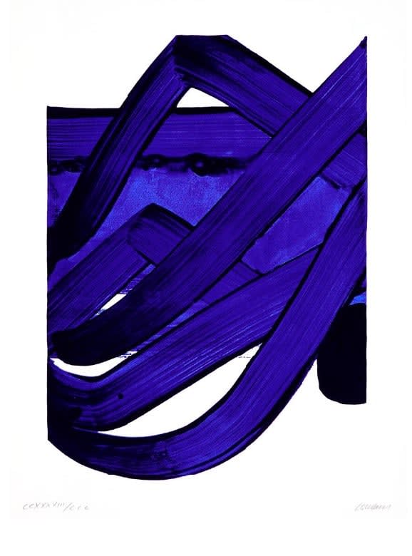 Pierre Soulages, Sérigraphie no. 18, 1988