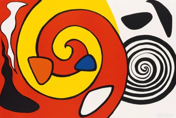 Alexander Calder, Spirals and Forms, c1965