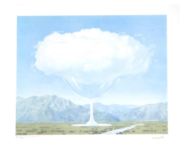 Rene Magritte, La corde sensible, from La philosophie et la peinture de René Magritte, 1979-80