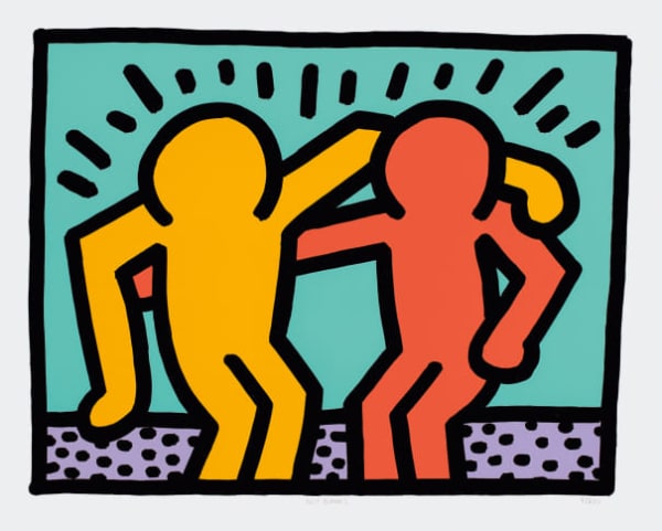 Keith Haring, Best Buddies, 1990