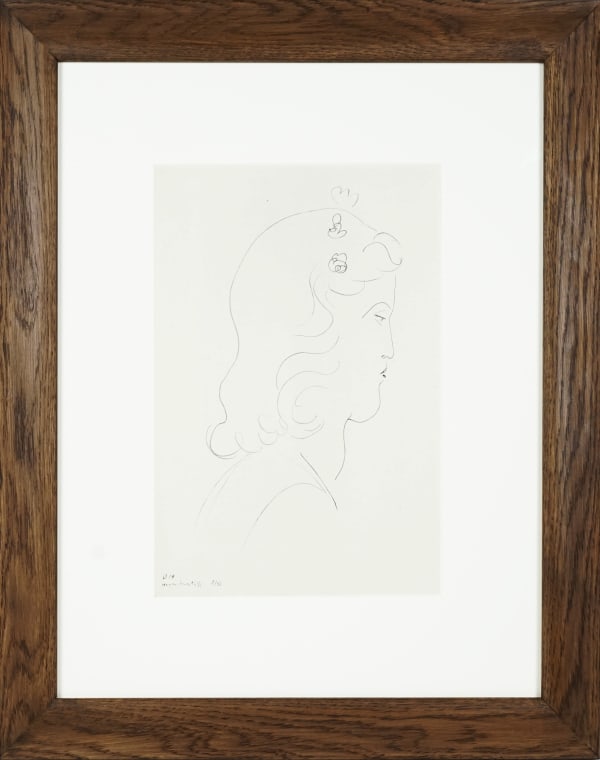 Henri Matisse, Untitled (Profil de Femme), 1943
