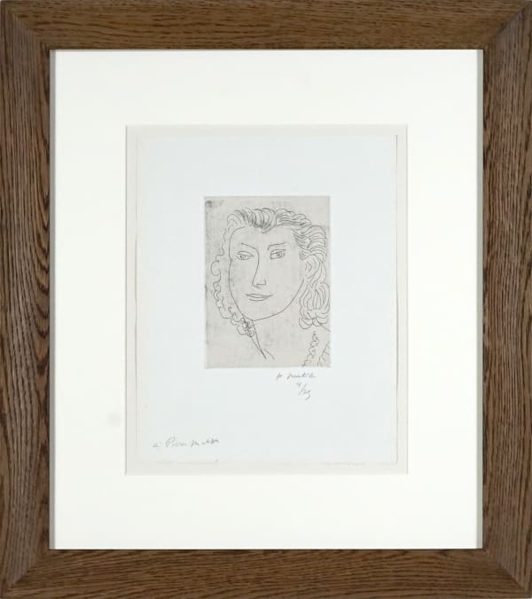 Henri Matisse, Visage de trois-quarts, 1946
