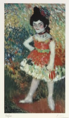 Pablo Picasso, Dwarf Dancer - Hand-signed by Picasso, 1966