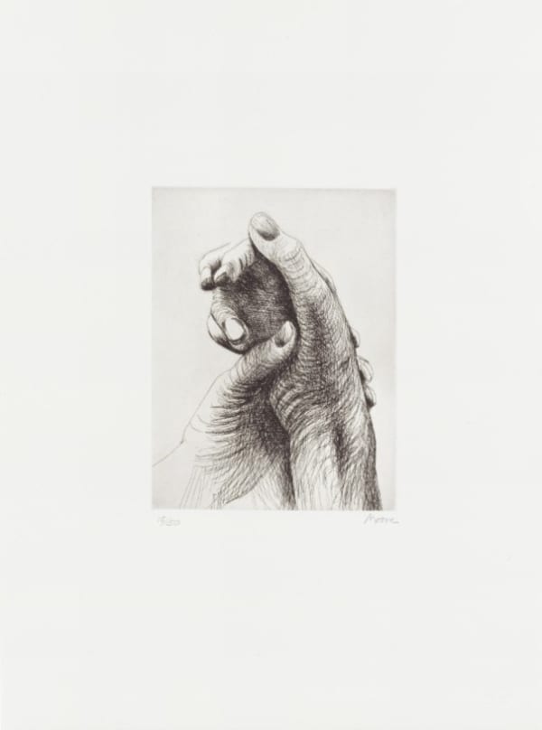 Henry Moore, The Artist's Hand IV, from The Artist's Hand, 1979