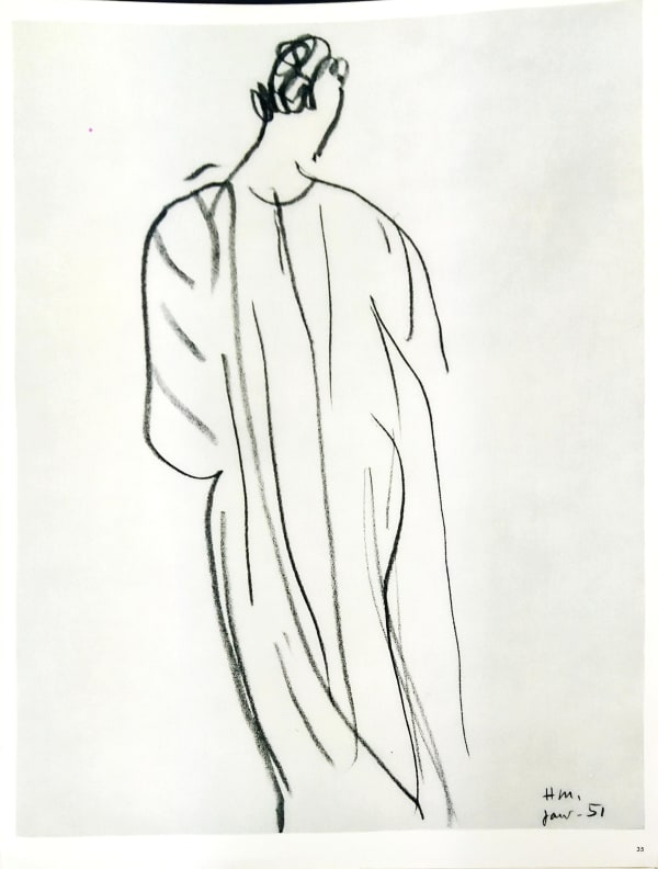 Henri Matisse, Dernières Oeuvres de Matisse, Nu en Robe III, 1958