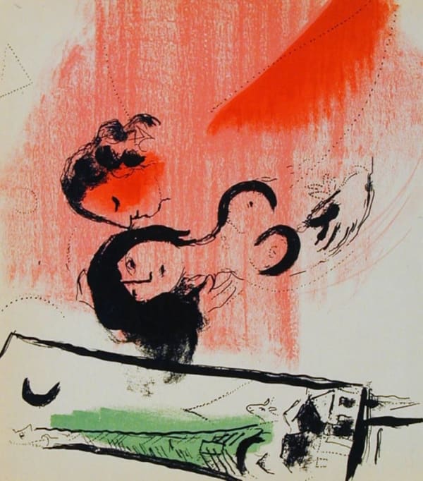Marc Chagall, Green Eiffel Tower, 1957
