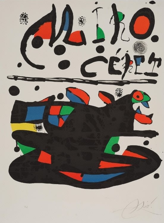 Joan Miro, Céret - Hand-signed by Miro, 1977