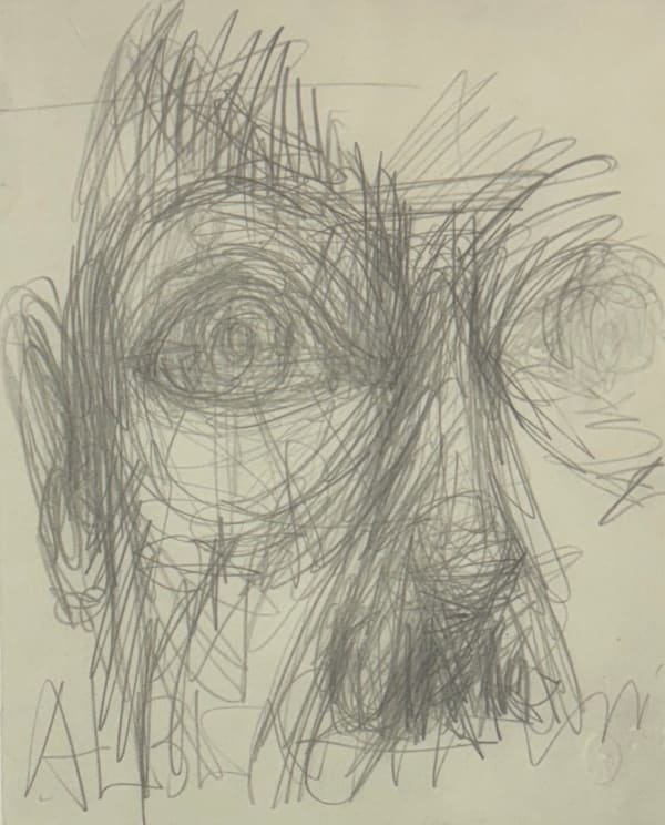 Alberto Giacometti, Testa (1960) from Quarantacinque Disegni di Alberto Giacometti, 1963