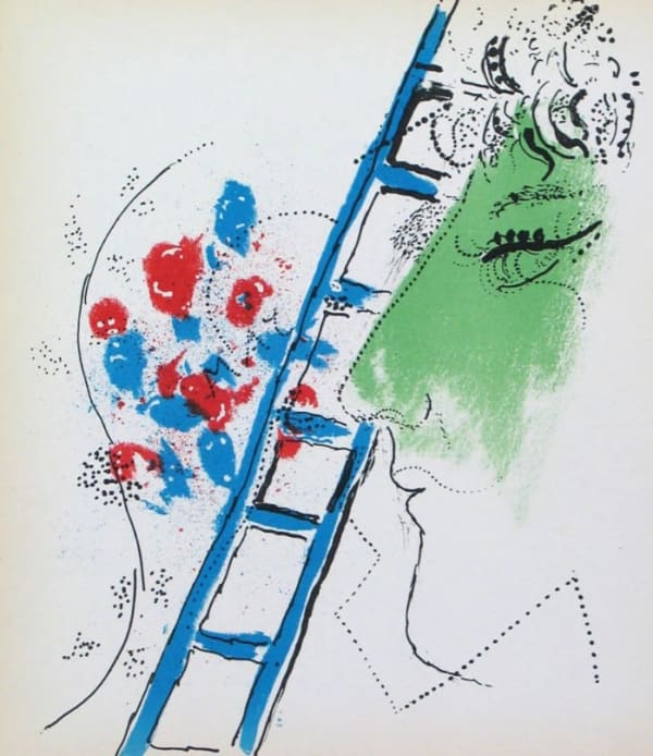 Marc Chagall, The Ladder, 1957