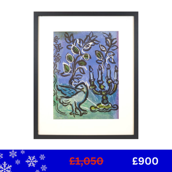 Marc Chagall, Jerusalem Windows - Candlestick, 1962