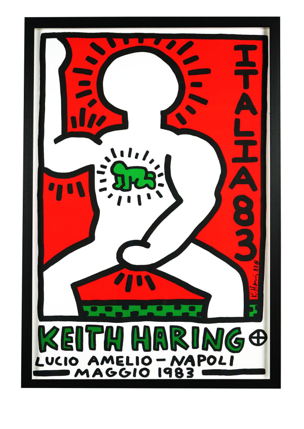 Keith Haring, Italia 83, Lucio Amelio Gallery, Napoli , 1983