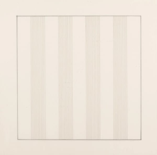 Agnes Martin, Untitled II from Paintings and Drawings 1974-1990, 1991