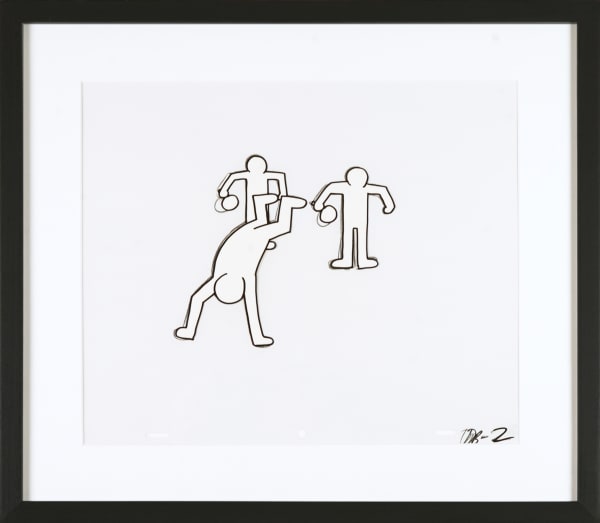 Keith Haring, Untitled 10 from "Dancing Men", 1991