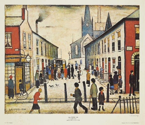 L.S Lowry, The Fever Van, 1972
