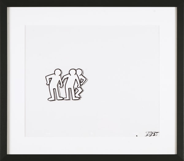 Keith Haring, Untitled 6 from "Dancing Men", 1991