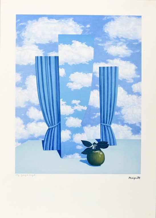 Rene Magritte, Le beau monde, from La philosophie et la peinture de René Magritte, 1979-80