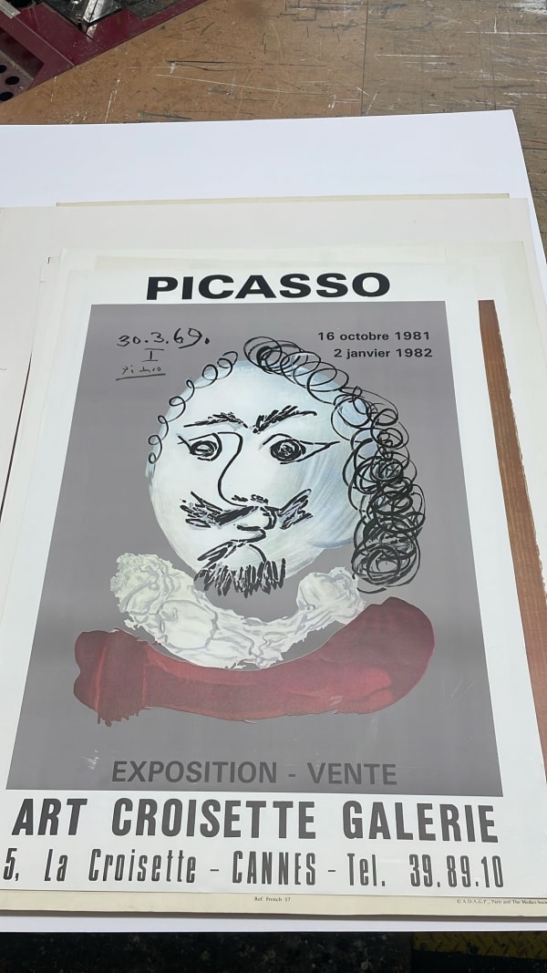 Pablo Picasso, Art Croisette Galerie, 1981