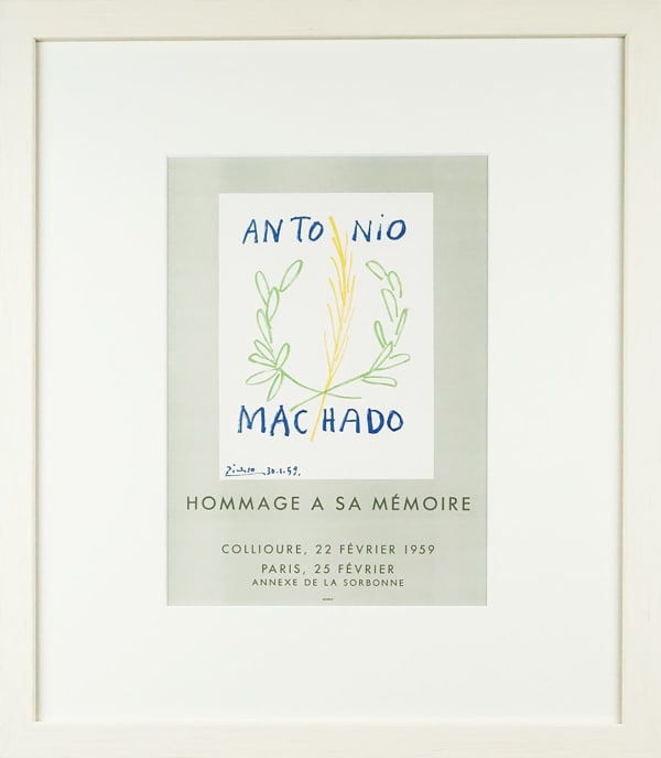 Pablo Picasso, Hommage a Antonio Machado, 1959