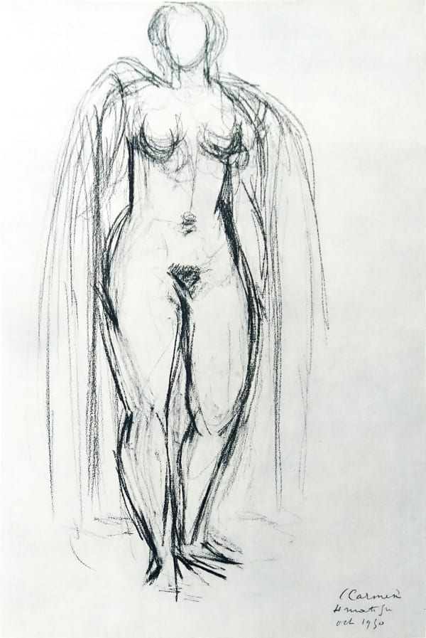 Henri Matisse, Dernières Oeuvres de Matisse, Nu Sans Visage III, 1958