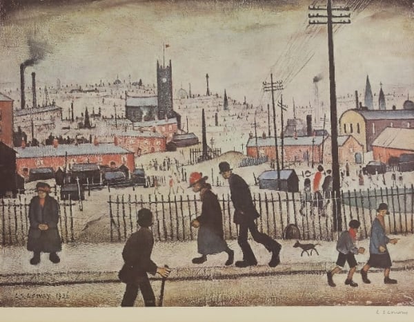 L. S. Lowry, View of a Town, 1973