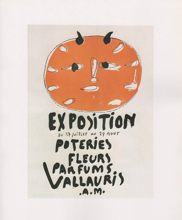 Pablo Picasso, Exposition Vallauris (Orange)