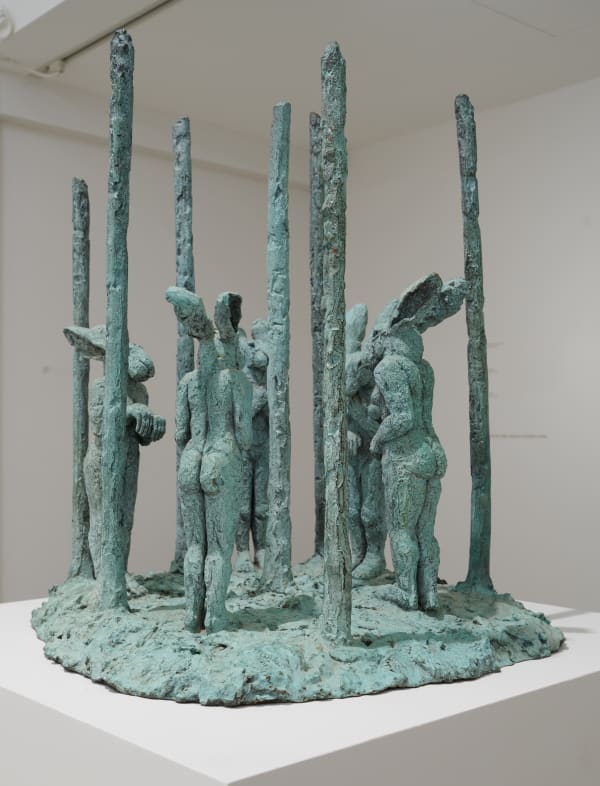 Sophie Ryder, Ladyhares in a Forest , 1998