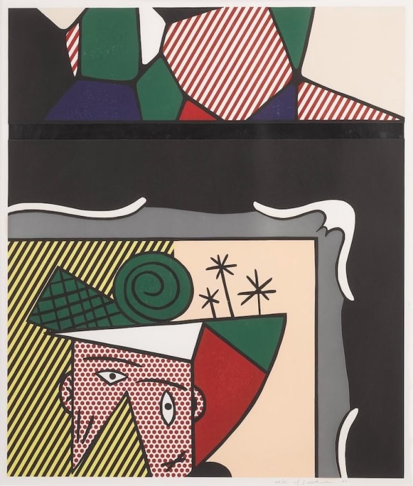 Roy Lichtenstein, Two Paintings (Corlett 205), 1984