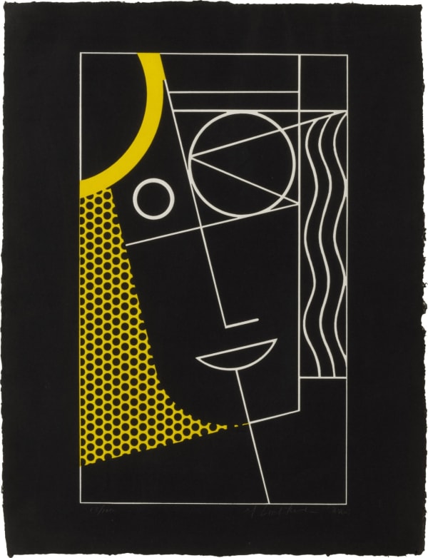 Roy Lichtenstein, Modern Head #2 (Corlett 92), 1970