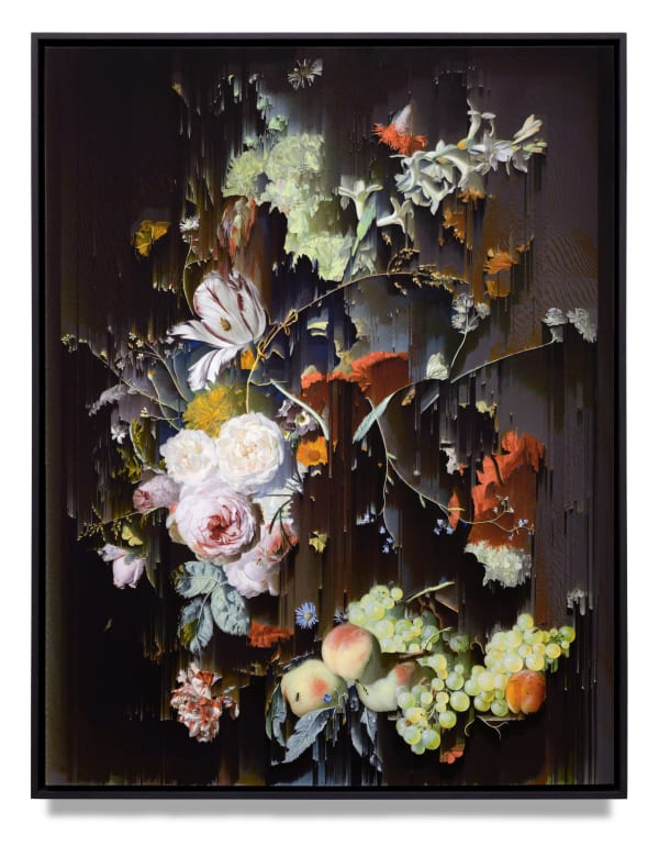 Gordon Cheung, New Order Still Life with Flowers and Fruit (after Jan van Huysum, c. 1715), 2022