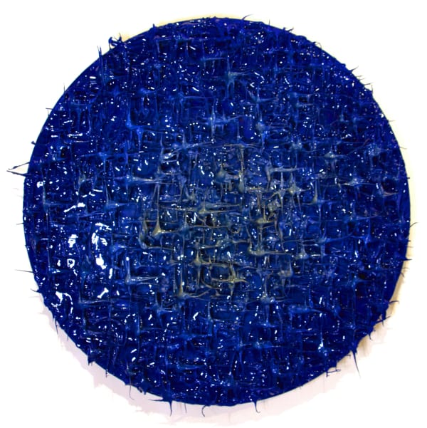 Susana Anaya Untitled, 2022 Oil on wood and mixed media D 58 cm D 22 7/8 in