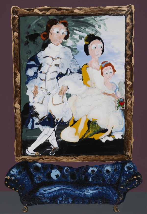 Mary Ronayne, The Hamilton Family Portrait with Settee, 2022