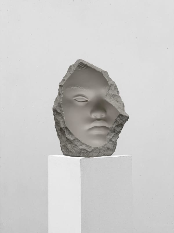 Alejandro Monge I.S., 2024 Fibreglass, Concrete and Pigments 40 x 25 x 25 cm 15 3/4 x 9 7/8 x 9 7/8 in