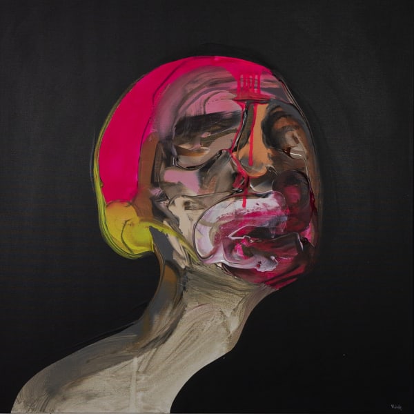 Vladinsky Observer 185, 2020 Acrylic on canvas 82 x 82 cm 32 1/4 x 32 1/4 in