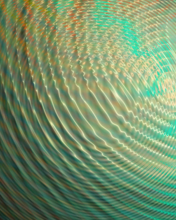 Zachary Lieberman, Ripple Study #4, 2024